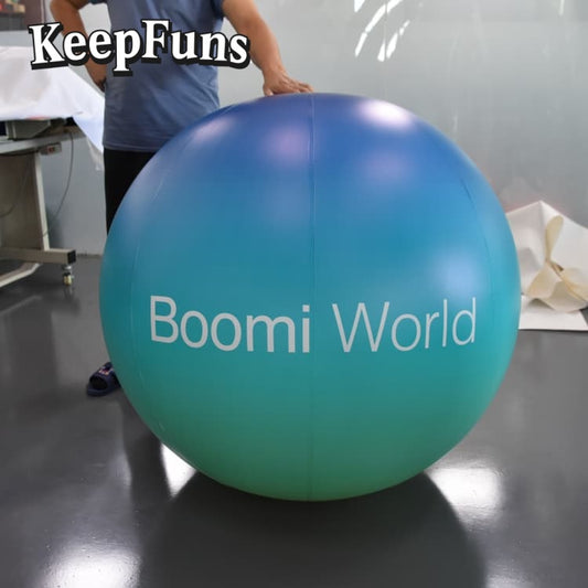 KeepFuns PVC inflatable balloons, customizable in size and Logo, made of waterproof and durable material, suitable for mall decorations, party adornments, theme events, and advertising promotions