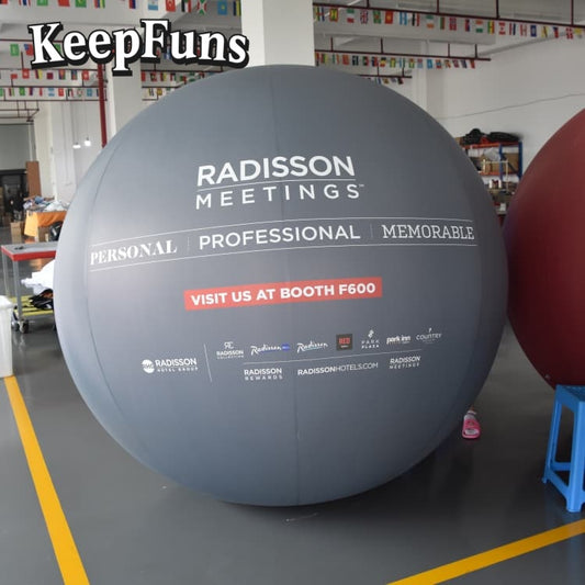 KeepFuns PVC Inflatable Balloons, customizable in size and Logo, made of waterproof and durable material, suitable for shopping mall decorations, party decorations, theme activities, and advertising promotions