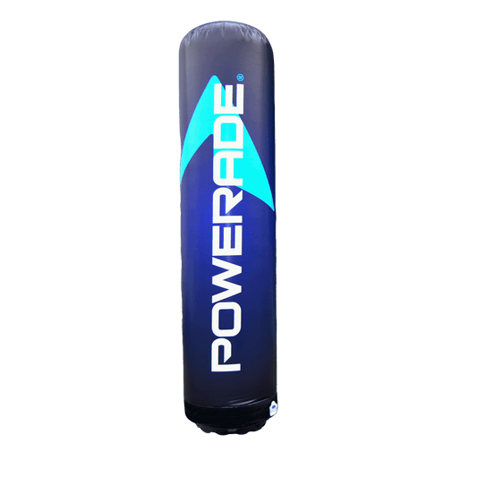 KeepFuns Advertising inflatable lamp post blue and white gradient luminous column outdoor brand promotion inflatable display props