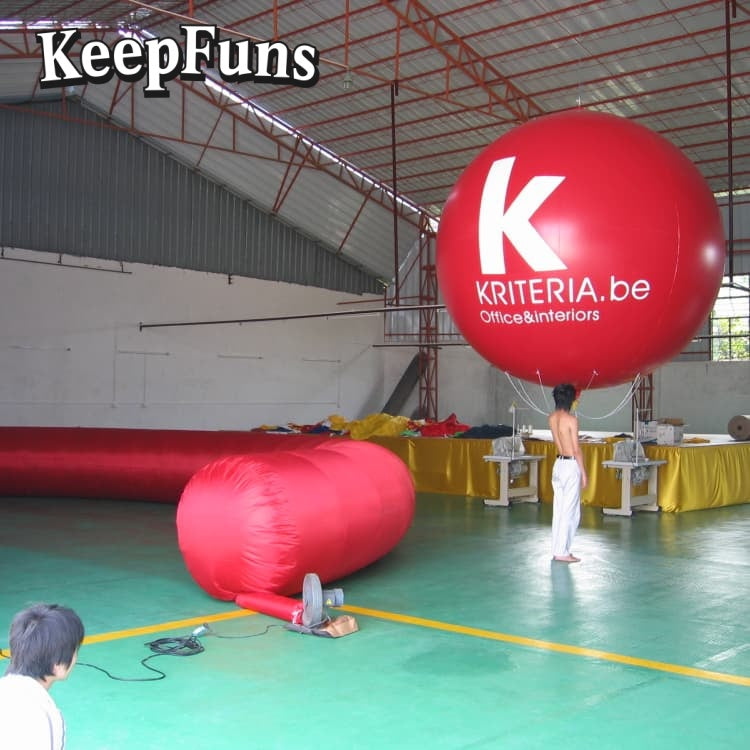 KeepFuns PVC Inflatable Balloons, customizable in size and Logo, made of waterproof and durable materials, suitable for mall decorations, party decorations, theme events, and advertising promotions