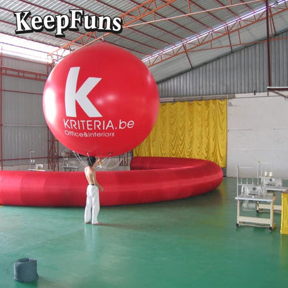 KeepFuns PVC Inflatable Balloons, customizable in size and Logo, made of waterproof and durable materials, suitable for mall decorations, party decorations, theme events, and advertising promotions
