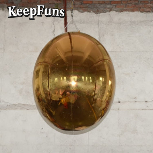 KeepFuns Mirror PVC inflatable balloons, customizable in size and Logo, made of waterproof and durable material, suitable for shopping mall decorations, party decorations, theme events, and advertising promotions