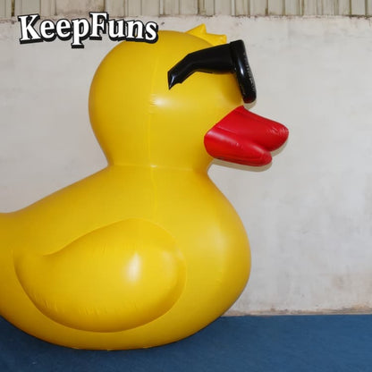 KeepFuns Heavy-Duty Waterproof PVC Inflatable Duck Decoration - Custom Logo Option for Mall Promotions/Parties/Brand Activation