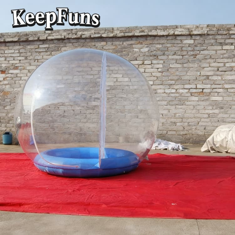 KeepFuns PVC Inflatable Snow Balloons, customizable in size and Logo, with waterproof and durable materials, suitable for mall decorations, party decorations, theme events, and advertising promotions