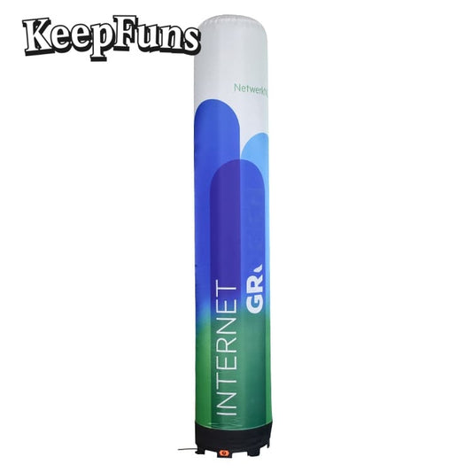 KeepFuns inflatable light tubes feature rapid inflation. They can be customized in size, color, and printed content, and are lightweight. They are suitable for store or product promotion, event marketing, etc.