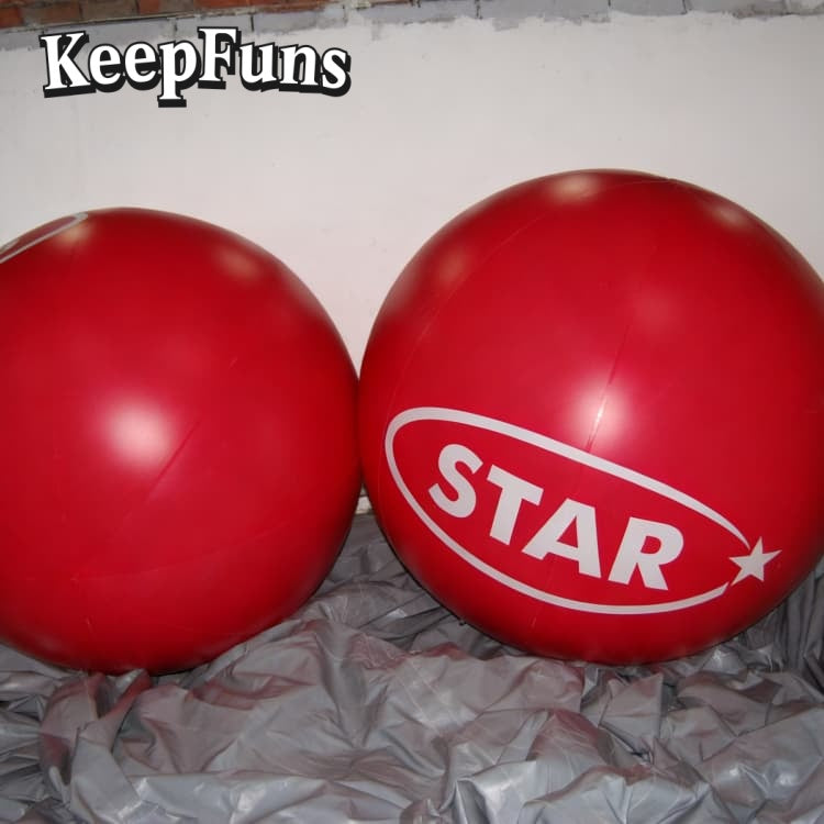 KeepFuns PVC inflatable balloons, customizable in size and Logo, with waterproof and durable materials, suitable for mall decorations, party decorations, theme events, and advertising promotions