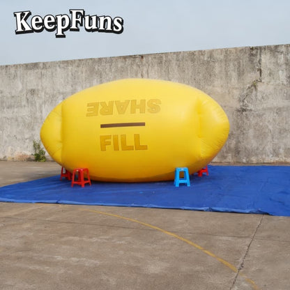 KeepFuns PVC Inflatable Boat Model - Waterproof & Durable, Custom Logo for Brand Marketing/Party Decoration