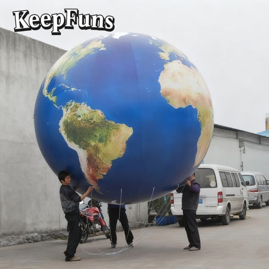 KeepFuns PVC Inflatable Balloons, customizable in size and Logo, made of waterproof and durable material, suitable for mall decorations, party decorations, theme events, and advertising promotions