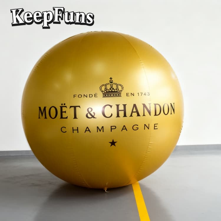 KeepFuns PVC inflatable balloons, with customizable size and Logo, are made of waterproof and durable materials, suitable for mall decorations, party decorations, theme events, and advertising promotions.