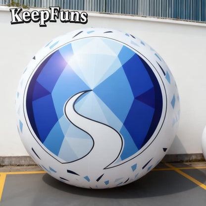 KeepFuns PVC Inflatable Balloons, customizable in size and Logo, with waterproof and durable materials, suitable for mall decorations, party adornments, theme events, and advertising promotions