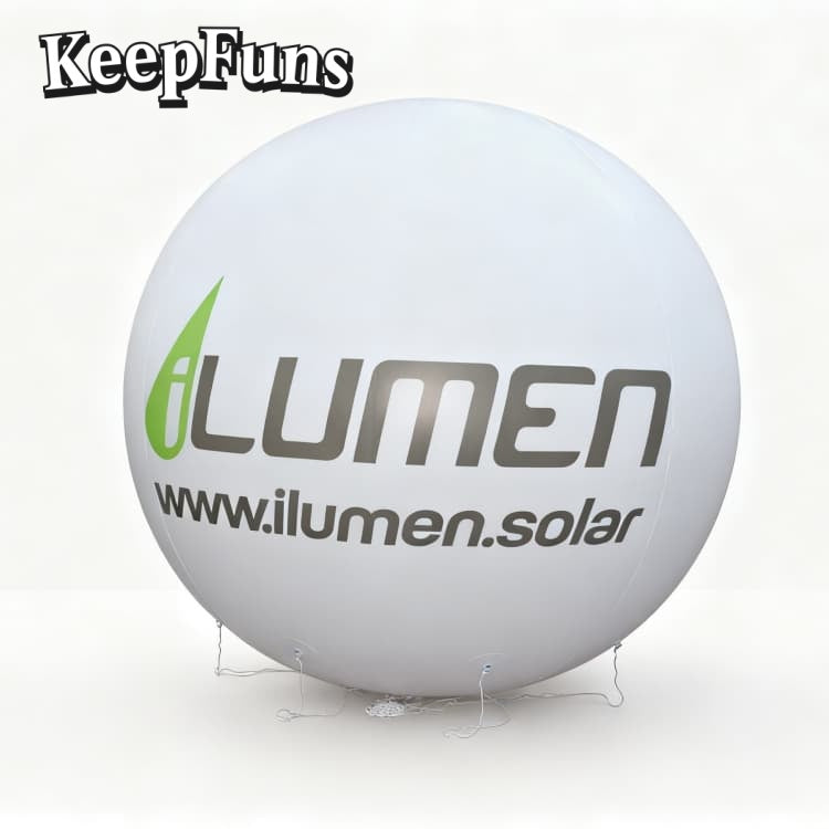KeepFuns PVC Inflatable Balloons, customizable in size and Logo, made of waterproof and durable material, suitable for mall decorations, party decorations, theme events, and advertising campaigns