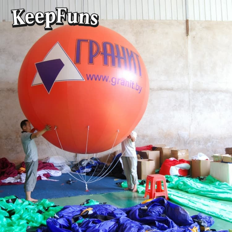 KeepFuns PVC Inflatable Balloons, customizable in size and Logo, made of waterproof and durable materials, suitable for mall decorations, party decorations, theme events, and advertising campaigns