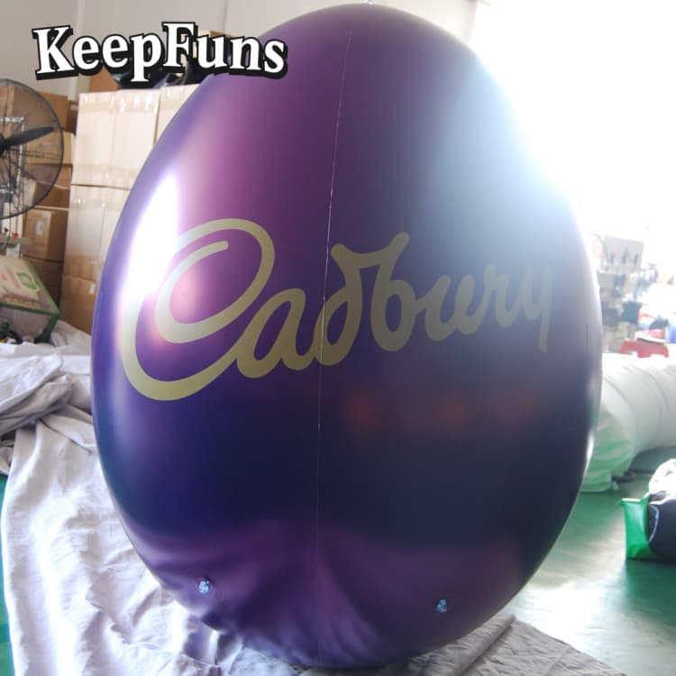 KeepFuns PVC Waterproof Oval Inflatable Ball - Custom Logo Print for Brand Marketing, Mall Events & Kids Toys (CE Certified)