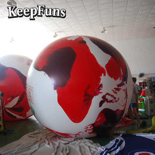 KeepFuns PVC inflatable balloons, customizable in size and Logo, with waterproof and durable materials, suitable for shopping mall decorations, party decorations, theme activities, and advertising promotions