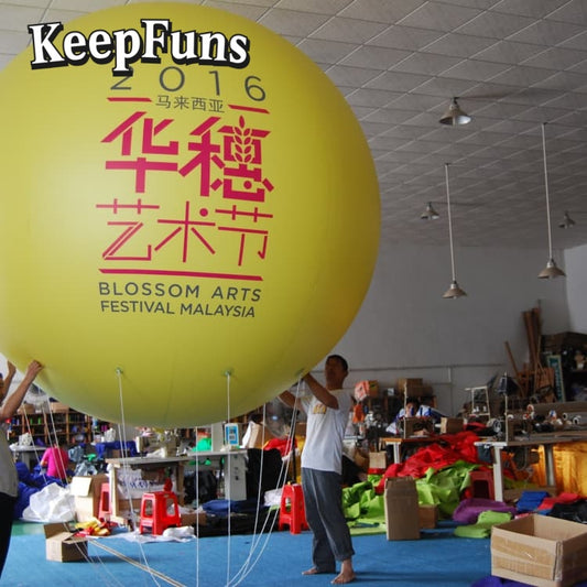 KeepFuns PVC Inflatable Balloons, customizable in size and Logo, made of waterproof and durable materials, suitable for shopping mall decorations, party decorations, theme events, and advertising campaigns.