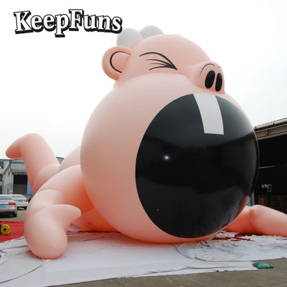 KeepFuns Waterproof Baby-Shaped Inflatable Advertising Sign - Customizable Size & Logo Print for Brand Activation & Mall Aesthetics