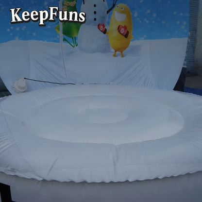 KeepFuns PVC Inflatable Snow Balloons, customizable in size and Logo, made of waterproof and durable materials, suitable for mall decorations, party decorations, theme events, and advertising promotions.
