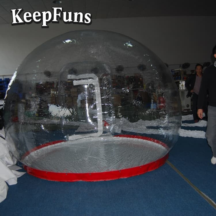 KeepFuns PVC Inflatable Snow Balloons, customizable in size and Logo, made of waterproof and durable materials, suitable for mall decorations, party decorations, theme events, and advertising campaigns