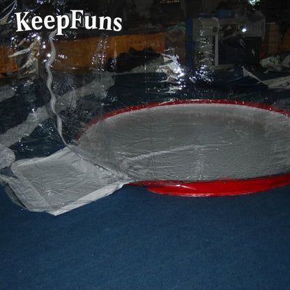 KeepFuns PVC Inflatable Snow Balloons, customizable in size and Logo, made of waterproof and durable materials, suitable for mall decorations, party decorations, theme events, and advertising campaigns