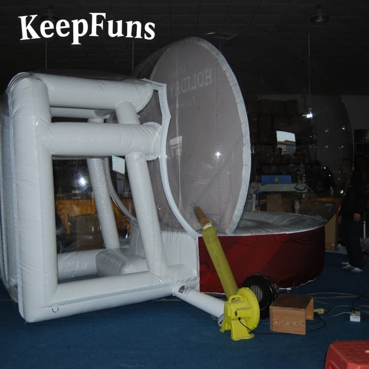 KeepFuns PVC Inflatable Snow Balloons, customizable in size and Logo, made of waterproof and durable materials, suitable for mall decorations, party adornments, theme events, and advertising promotions