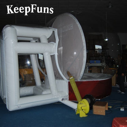 KeepFuns PVC Inflatable Snow Balloons, customizable in size and Logo, made of waterproof and durable materials, suitable for mall decorations, party adornments, theme events, and advertising promotions