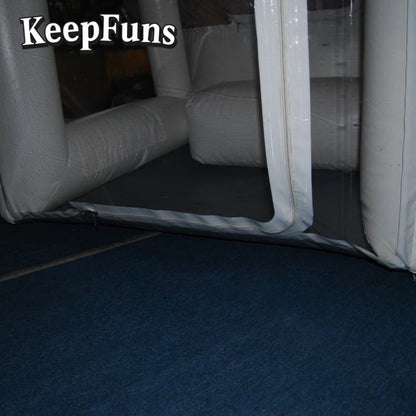 KeepFuns PVC Inflatable Snow Balloons, customizable in size and Logo, made of waterproof and durable materials, suitable for mall decorations, party adornments, theme events, and advertising promotions
