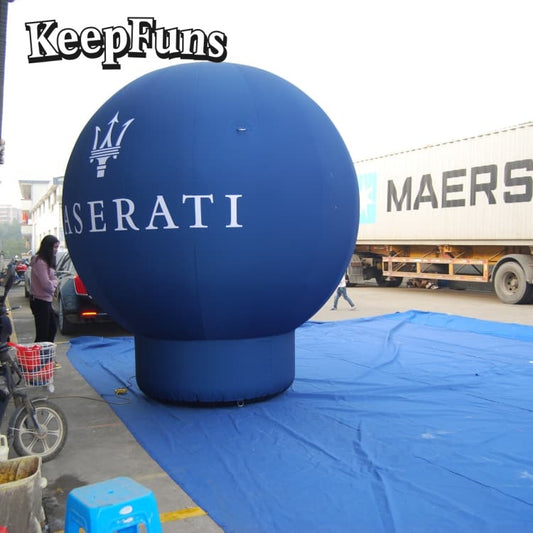 KeepFuns inflatable floor balloons: customizable (size/color/print), quick-inflate, waterproof, durable, for business/events/competitions.