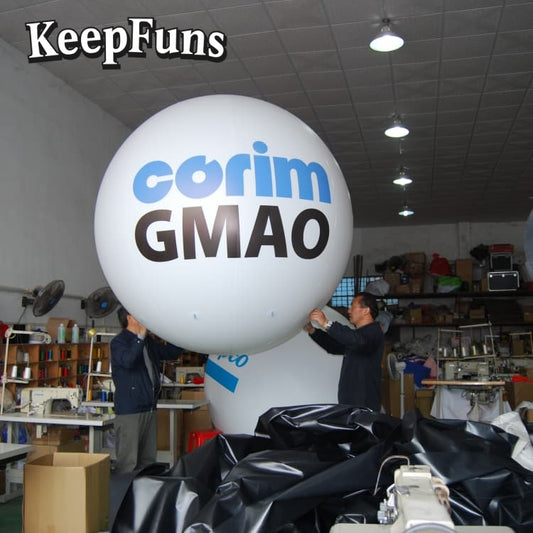 KeepFuns PVC Inflatable Balloons, customizable in size and Logo, made of waterproof and durable materials, suitable for shopping mall decorations, party decorations, theme events, and advertising promotions
