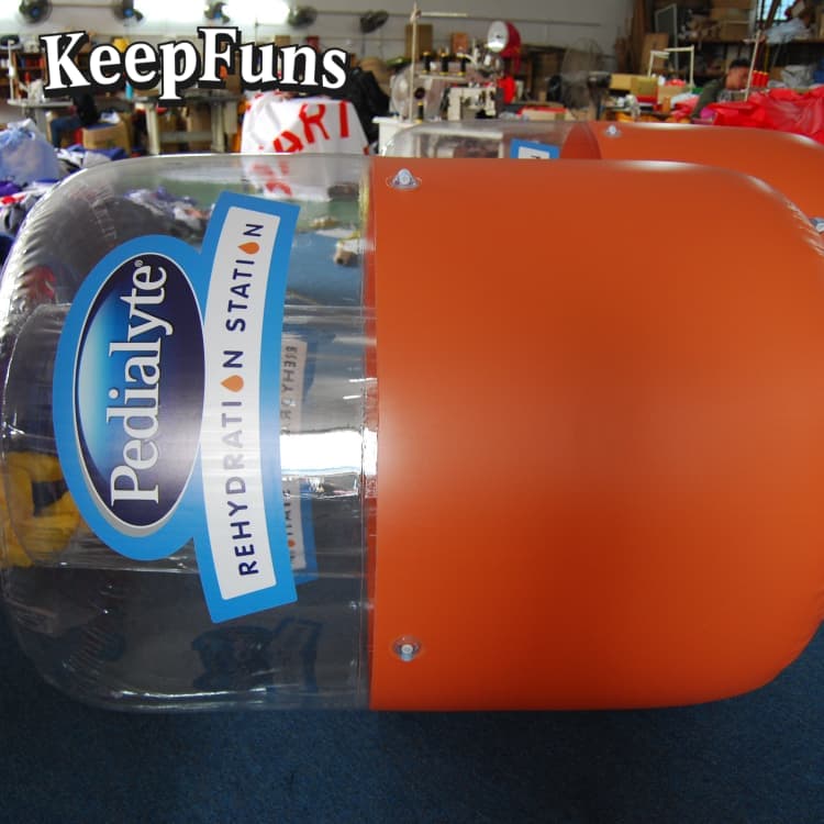 KeepFuns Customizable PVC Water Bucket Inflatable Advertising Model - Waterproof & Logo Printable for Promotional Events