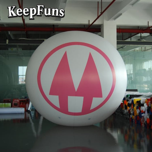 KeepFuns PVC inflatable balloons, with customizable size and Logo, are made of waterproof and durable materials, suitable for shopping mall decorations, party decorations, theme events, and advertising promotions.