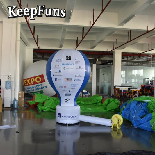 KeepFuns Inflatable Advertising Floor Balloons: Customizable (color, size, print), easy to inflate, durable, ideal for ads, supermarket promotions, outdoor events.