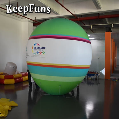 KeepFuns PVC Inflatable Balloons, customizable in size and Logo, made of waterproof and durable material, suitable for mall decorations, party decorations, theme activities, and advertising promotions