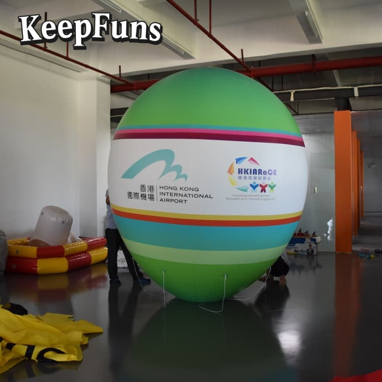 KeepFuns PVC Inflatable Balloons, customizable in size and Logo, made of waterproof and durable material, suitable for mall decorations, party decorations, theme activities, and advertising promotions