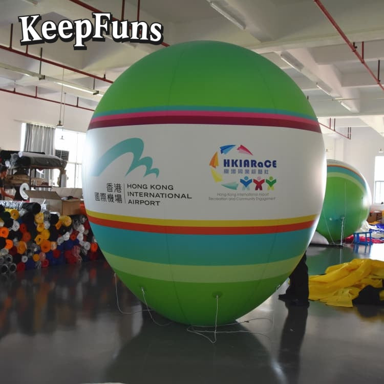KeepFuns PVC Inflatable Balloons, customizable in size and Logo, made of waterproof and durable material, suitable for mall decorations, party decorations, theme activities, and advertising promotions