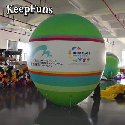 KeepFuns PVC Inflatable Balloons, customizable in size and Logo, made of waterproof and durable material, suitable for mall decorations, party decorations, theme activities, and advertising promotions