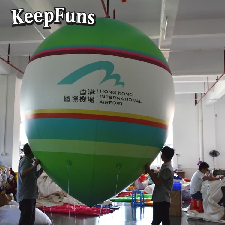 KeepFuns PVC Inflatable Balloons, customizable in size and Logo, made of waterproof and durable material, suitable for mall decorations, party decorations, theme activities, and advertising promotions