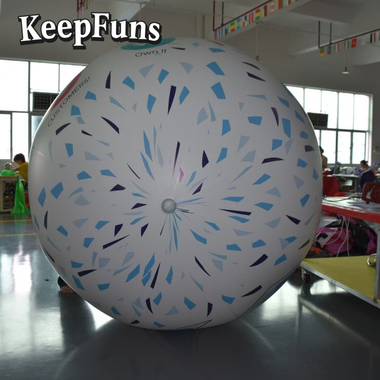 KeepFuns PVC Inflatable Balloons, customizable in size and Logo, with waterproof and durable materials, suitable for mall decorations, party adornments, theme events, and advertising promotions