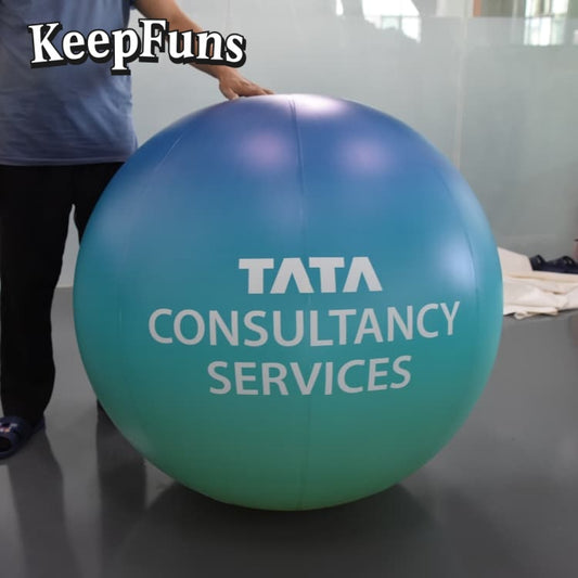KeepFuns PVC inflatable balloons, customizable in size and Logo, made of waterproof and durable material, suitable for mall decorations, party adornments, theme events, and advertising promotions