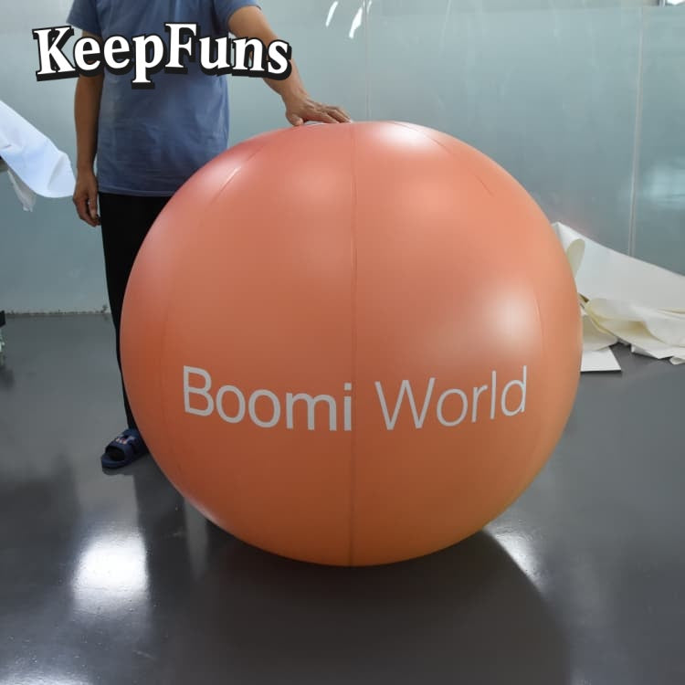 KeepFuns PVC inflatable balloons, customizable in size and Logo, made of waterproof and durable material, suitable for mall decorations, party adornments, theme events, and advertising promotions