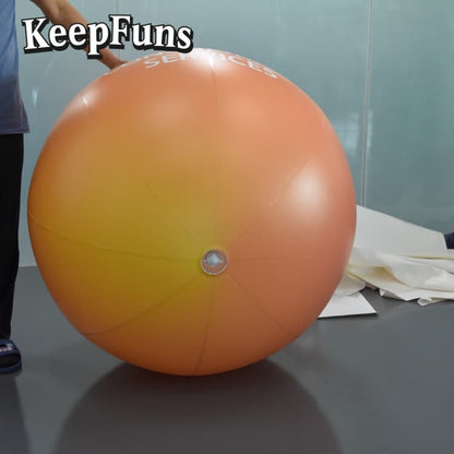 KeepFuns PVC inflatable balloons, customizable in size and Logo, made of waterproof and durable material, suitable for mall decorations, party adornments, theme events, and advertising promotions