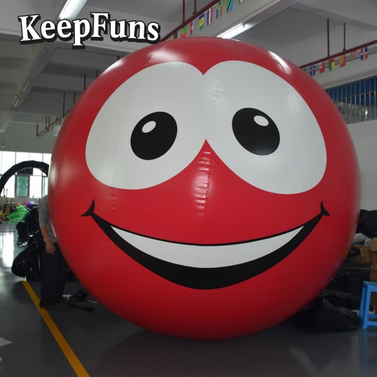 KeepFuns PVC inflatable balloons, customizable in size and Logo, made of waterproof and durable materials, suitable for shopping mall decorations, party decorations, theme events, and advertising promotions