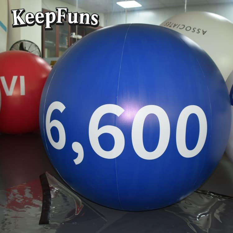 KeepFuns PVC Inflatable Balloons, customizable in size and Logo, made of waterproof and durable materials, suitable for mall decorations, party decorations, theme events, and advertising