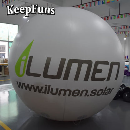 KeepFuns PVC Inflatable Balloons, customizable in size and Logo, made of waterproof and durable material, suitable for mall decorations, party decorations, theme events, and advertising campaigns