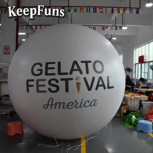 KeepFuns PVC Inflatable Balloons, customizable in size and Logo, made of waterproof and durable material, suitable for mall decorations, party decorations, theme events, and advertising campaigns