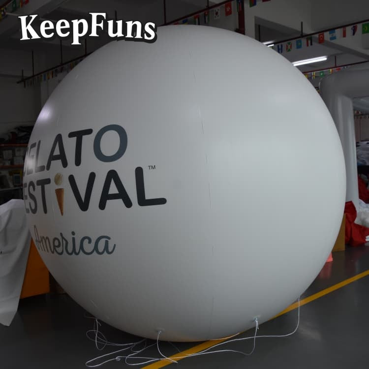 KeepFuns PVC Inflatable Balloons, customizable in size and Logo, made of waterproof and durable material, suitable for mall decorations, party decorations, theme events, and advertising campaigns