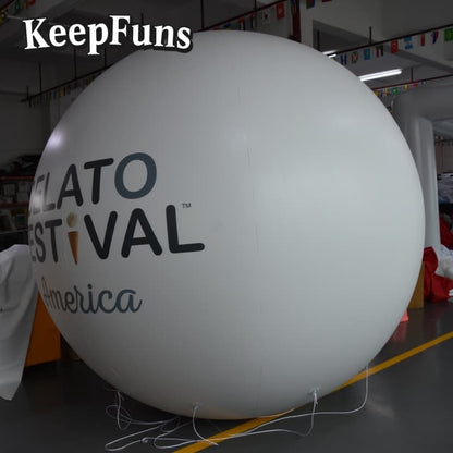 KeepFuns PVC Inflatable Balloons, customizable in size and Logo, made of waterproof and durable material, suitable for mall decorations, party decorations, theme events, and advertising campaigns