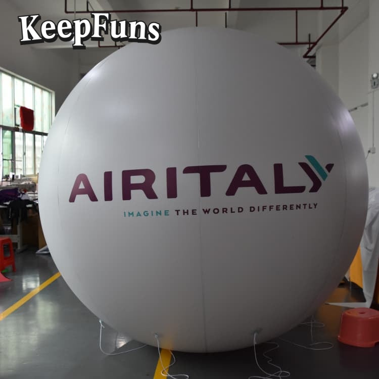KeepFuns PVC Inflatable Balloons, customizable in size and Logo, made of waterproof and durable material, suitable for mall decorations, party decorations, theme events, and advertising campaigns