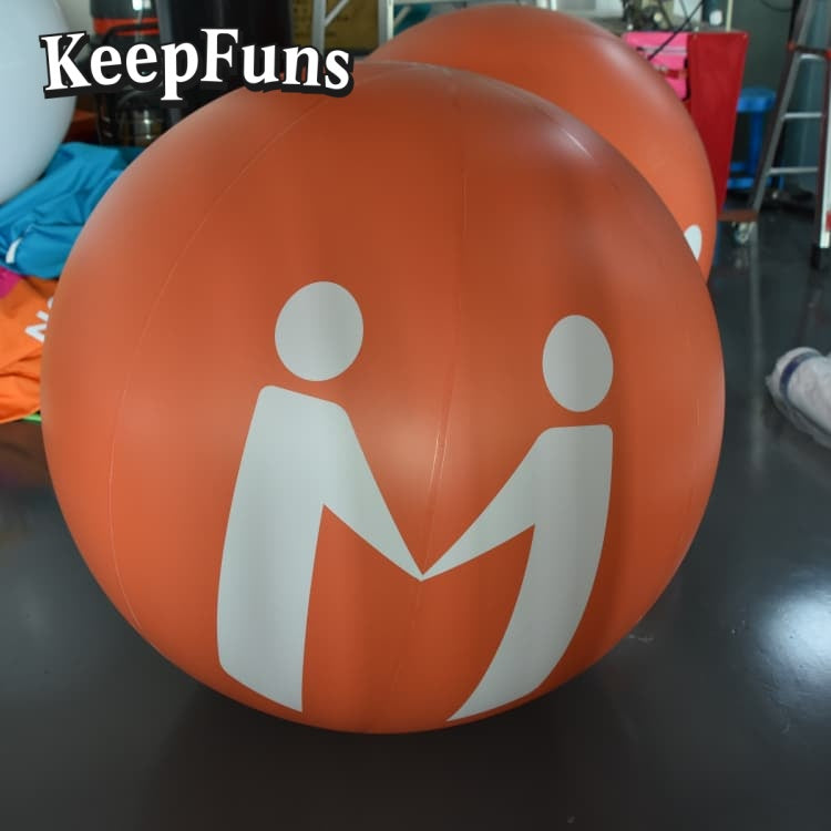 KeepFuns PVC inflatable balloons, customizable in size and Logo, made of waterproof and durable materials, suitable for mall decorations, party decorations, theme events, and advertising promotions