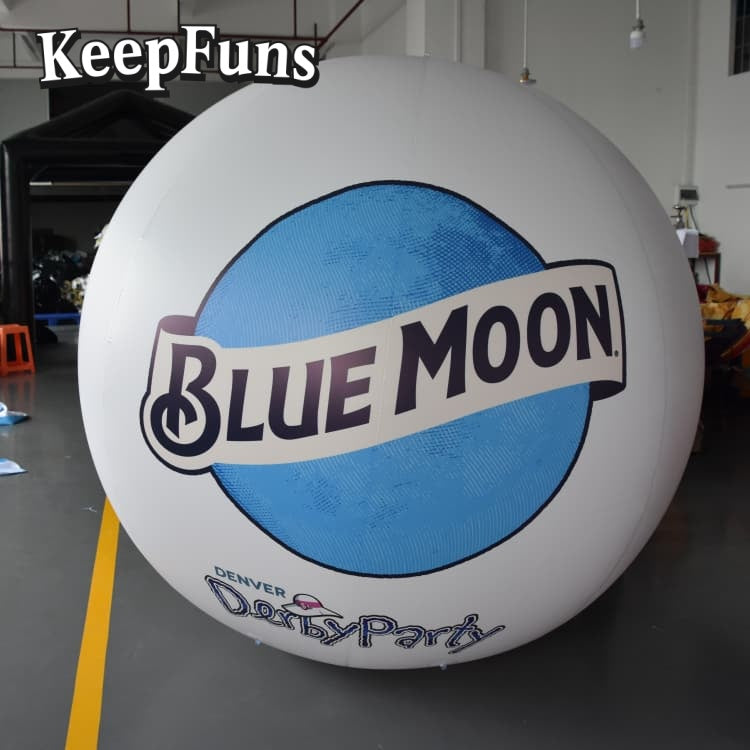 KeepFuns PVC inflatable balloons, customizable in size and Logo, made of waterproof and durable materials, suitable for mall decorations, party decorations, theme events, and advertising promotions
