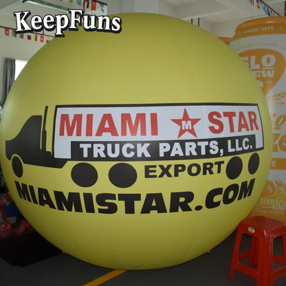 KeepFuns PVC Inflatable Balloons, customizable in size and Logo, made of waterproof and durable materials, suitable for mall decorations, party decorations, theme events, and advertising promotions.